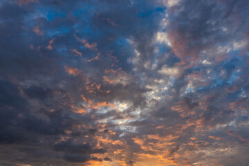 Sunset over the Black sea