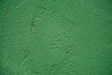 Grain green dribbled paint wall background or texture. Wide Background With Copy Space