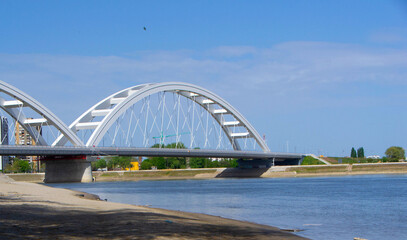 City bridge over the Danube