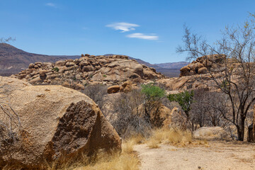 Felsige Landschaft, Erongogebirge, Namibia