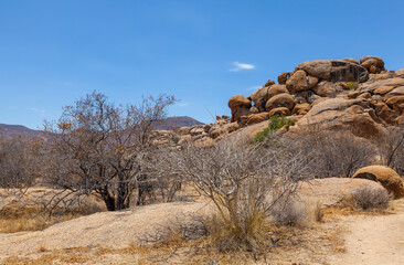 Landschaft im Erongogebirge, Namibia