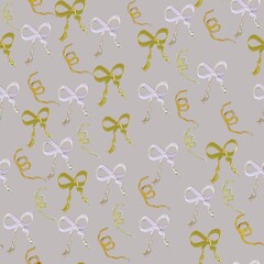 seamless pattern bows wallpaper