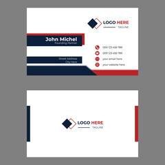 Naklejka na ściany i meble Creative personal business card design template