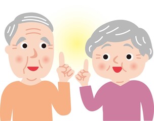 シニア夫婦、気が付く、発見する、解決する