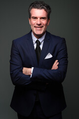 Portrait of a beautiful mature man