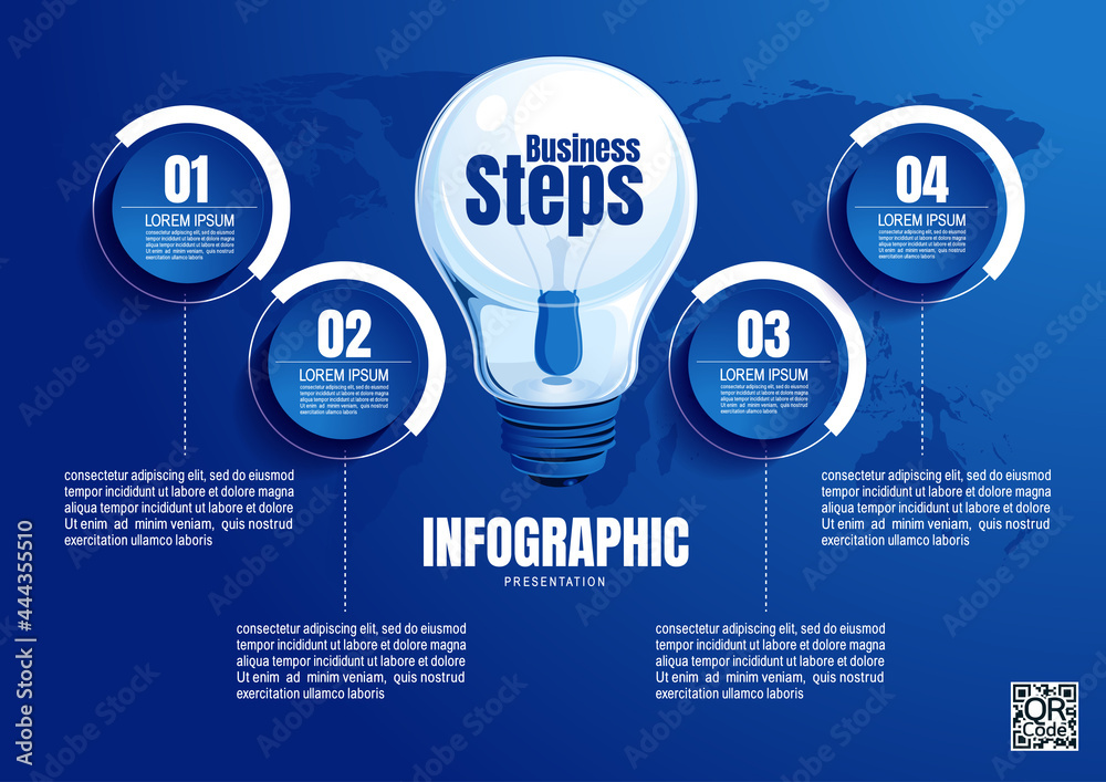 Canvas Prints infographics business, process chart design template for presentation, abstract timeline elements.