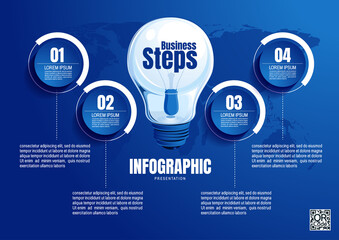 infographics business, process chart design template for presentation, abstract timeline elements. - obrazy, fototapety, plakaty