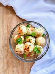 tasty and delicious cassava dumpling