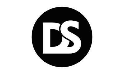 circle DS logo letter 