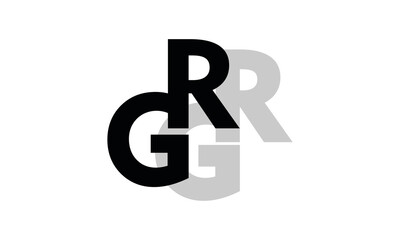 GR elegant brand letter