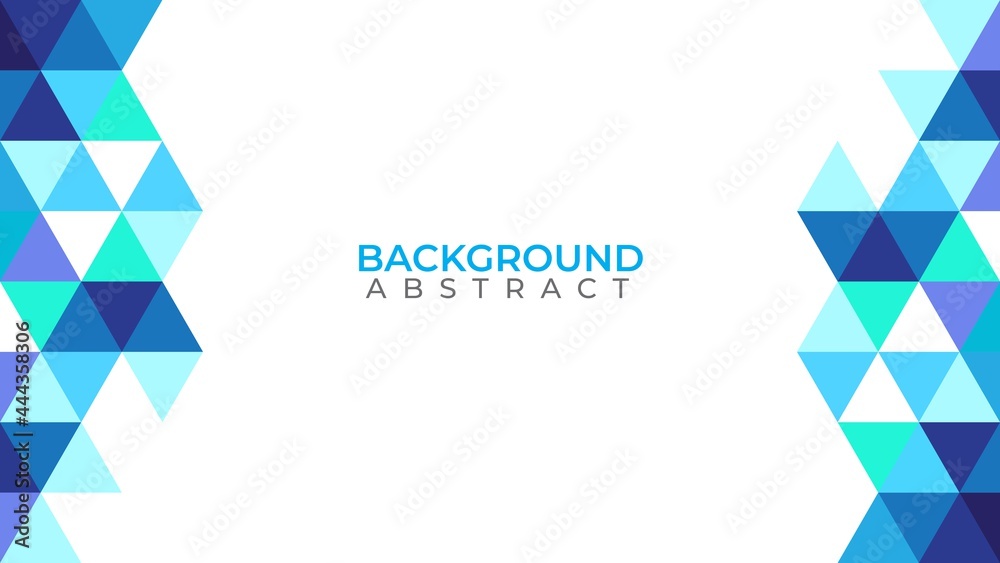 Poster Abstract geometric background with triangle shapes
