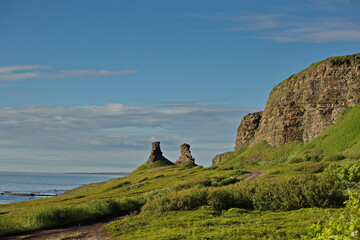 Rocks of the Barents Sea coast.