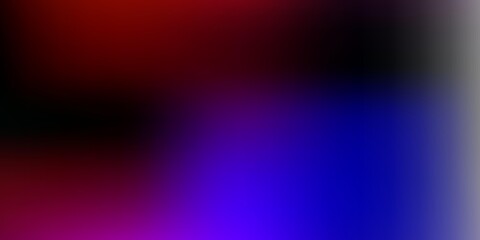 Dark blue, red vector gradient blur texture.