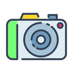 Photo Camera vector Icon-  Modern style high quality vector illustration.