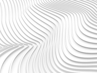 Obraz premium White abstract liquid wavy background
