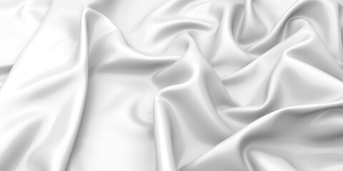 Abstract white fabric texture background