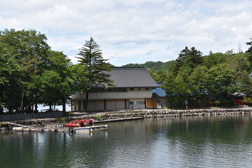 Fototapeta premium 日本 群馬のパワースポット 赤城神社 夏の風景