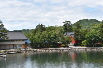 Obraz premium 日本 群馬のパワースポット 赤城神社 夏の風景