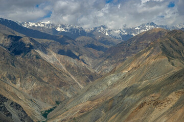 Views of the Hangrang Valley from the village of Nako in Himachal Pradesh, India.
