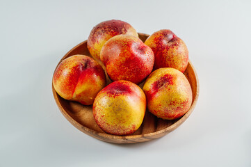 Fototapeta na wymiar Peaches. Fresh sweet summer fruit