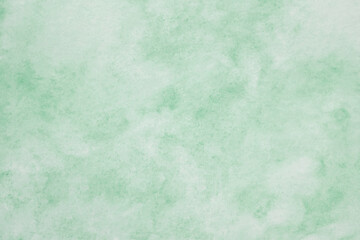 Green mint watercolour background, Watercolour painting soft textured on wet white paper background, Abstract green mint watercolor illustration banner, wallpaper - 444373771