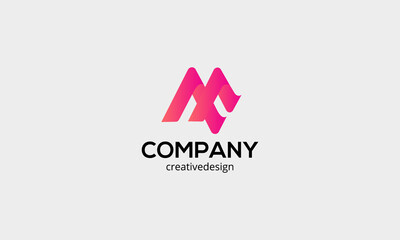 Fototapeta premium Unique Logo Design Template Design Letter Logo