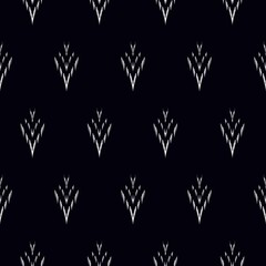 black and white background Ikat pattern Ethnic textile tribal American African fabric geometric motif mandalas native boho bohemian carpet aztec India Asia 