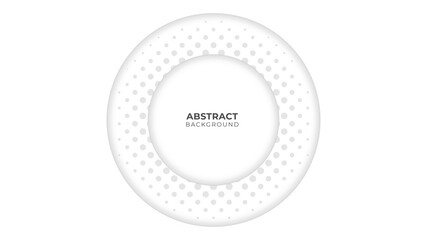 Abstract modern white geometric abstract shape with futuristic concept background