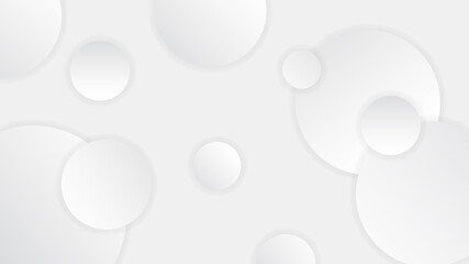 Abstract modern white geometric abstract shape with futuristic concept background