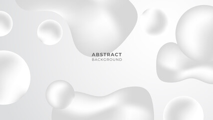 Abstract modern white geometric abstract shape with futuristic concept background