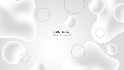 Abstract modern white geometric abstract shape with futuristic concept background