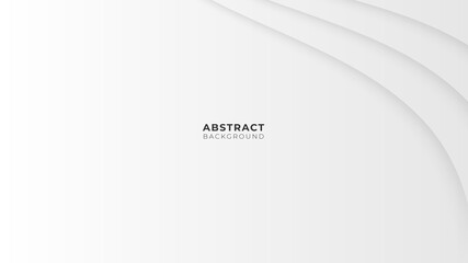 Minimal geometric white light background abstract design. Vector illustrations for business presentation, and marketing.