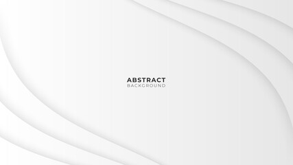 Minimal geometric white light background abstract design. Vector illustrations for business presentation, and marketing.