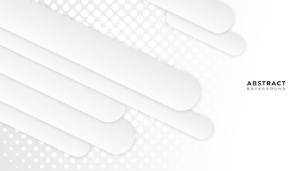 Minimal geometric white light background abstract design. Vector illustrations for business presentation, and marketing.