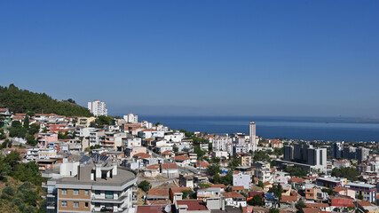 View of İzmir Gulf at morning