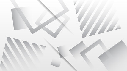 Fototapeta premium Abstract white background for presentation design with modern corporate concept