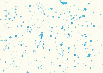 素材テクスチャ　水彩しぶき　青色