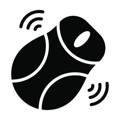 Digital Mouse vector Icon-  Glyph style high quality vector illustration.
