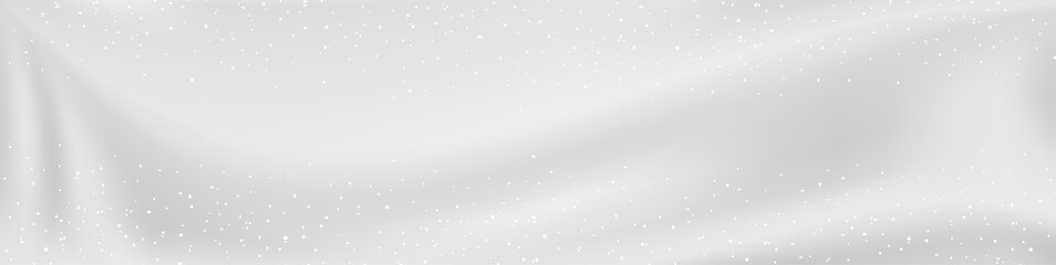 Abstract white fabric silk texture soft, flowing milk waves for background, satin clothes white smooth elegant and twist wave texture. Cloth soft wave. Creases of satin, silk, and cotton. Vector EPS10