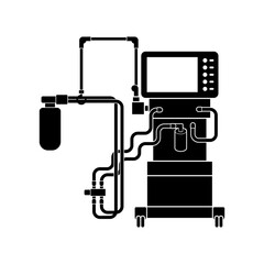 medical equipment icon set, hospital equipment icon set vector sign symbol illustrations