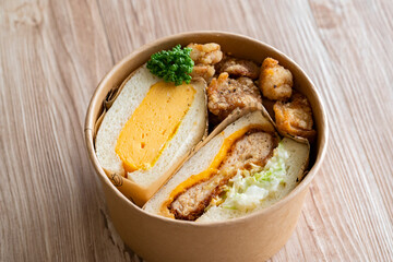 サンドイッチ　サンドイッチ弁当