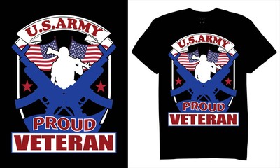 US Army Veteran shirt, veteran t shirts design with USA grunge flag, American Army.