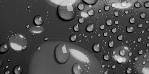 Black And White Bubbles Stock Image