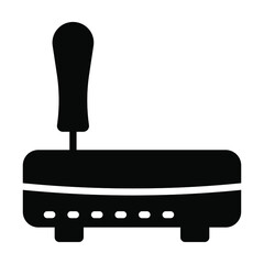 Wi-Fi router vector Icon-  Glyph style high quality vector illustration.