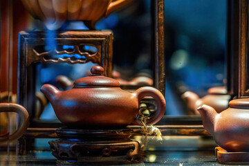 Chinese traditional tea set, teapot and teacup