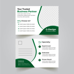 design a modern postcard design