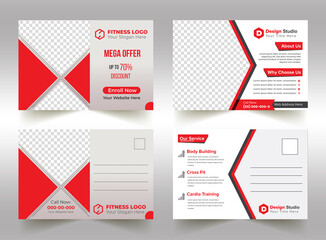 design promotional direct mail eddm or postcard