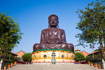 Giant Buddha statue at Baguashan in Changhua, Taiwan
