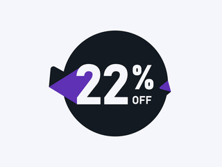 Special Offer 22% off Round Sticker Design Vector