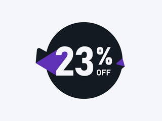 Special Offer 23% off Round Sticker Design Vector